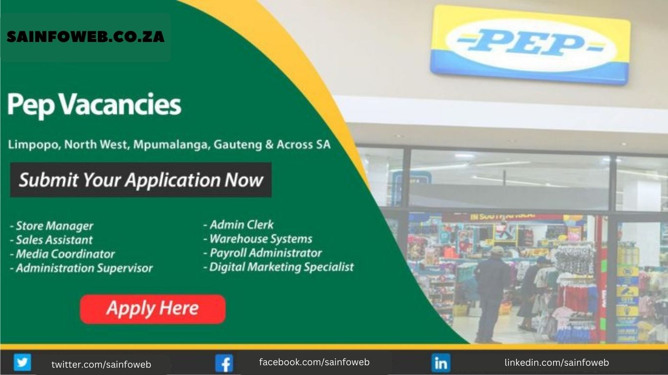 SAINFOWEB.CO .ZA 1 How To Apply Jobs At PEP Store Online
