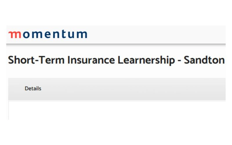 Momentum Insure Short Term Insurance Learnerships 2025