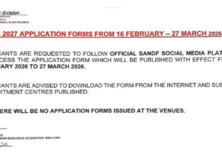 SA ARMY Application Forms 2026 2027 Intake 1 SA ARMY Application Forms 2026-2027 Intake