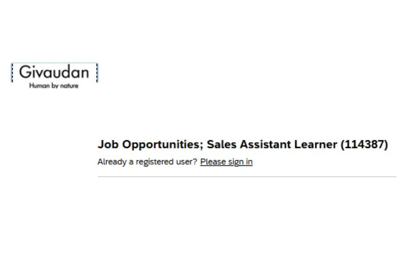 Givaudan Sales Assistant Learnerships 2025 Apply with Matric