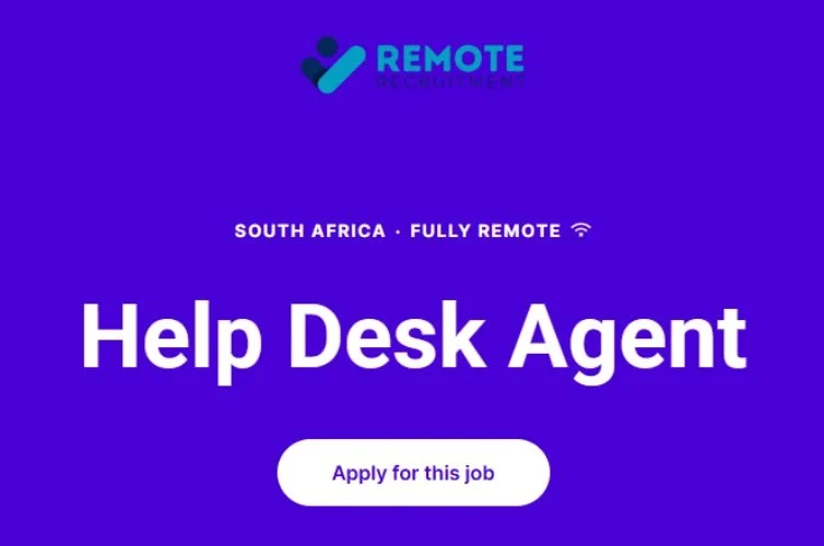 Help Desk Agent Remote Job 2025: No Experience Required