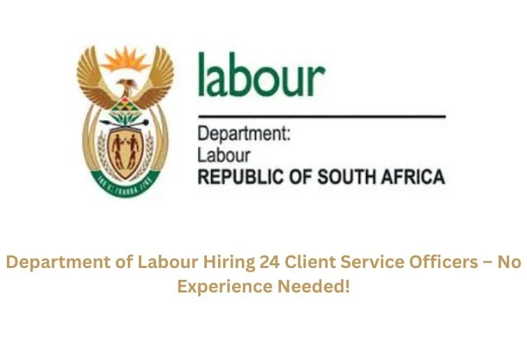Department of Labour Hiring 24 Client Service Officers – No Experience Needed!