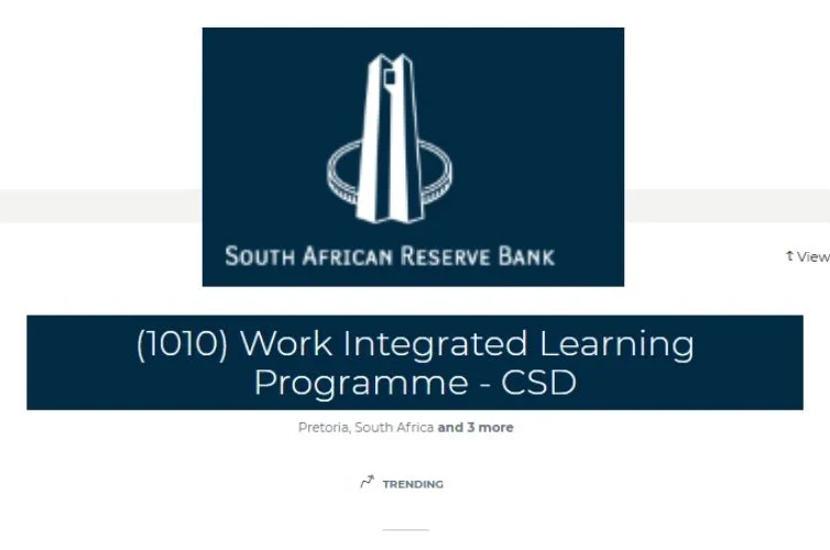 South African Reserve Bank Work Integrated Learning Programme